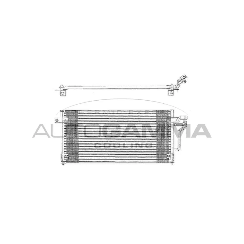 Condenseur, climatisation AUTOGAMMA 102711