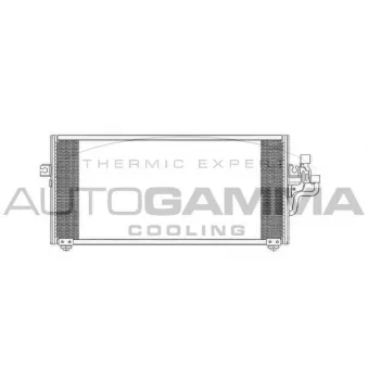 Condenseur, climatisation AUTOGAMMA 102712