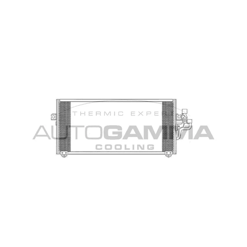 Condenseur, climatisation AUTOGAMMA 102712