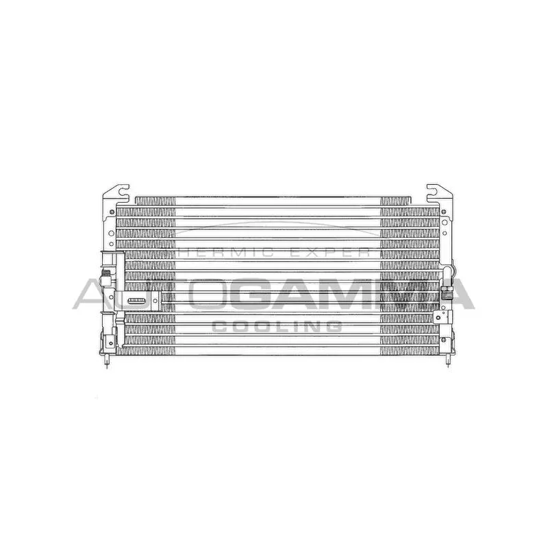 Condenseur, climatisation AUTOGAMMA 102713