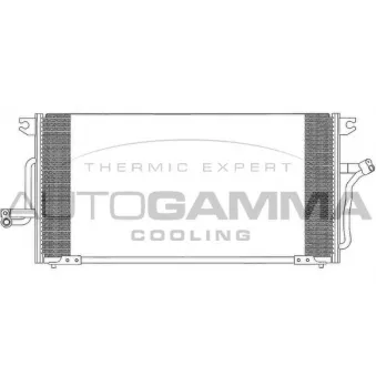 Condenseur, climatisation AUTOGAMMA 102714