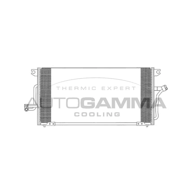 Condenseur, climatisation AUTOGAMMA 102714