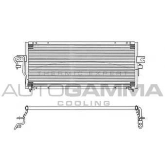 Condenseur, climatisation AUTOGAMMA 102715