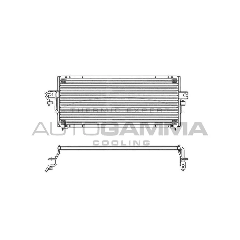 Condenseur, climatisation AUTOGAMMA 102715