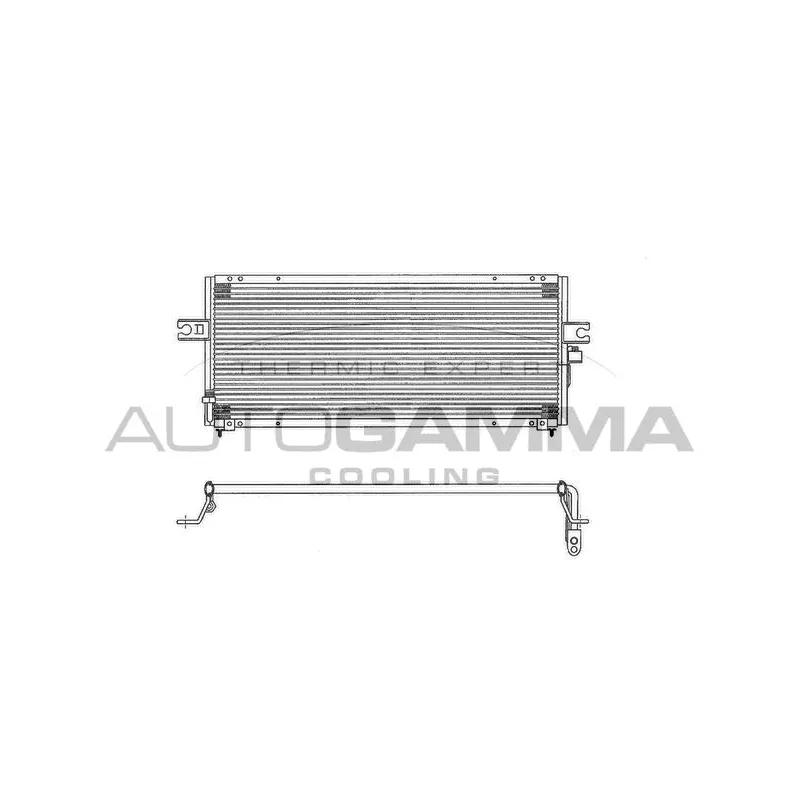 Condenseur, climatisation AUTOGAMMA 102716