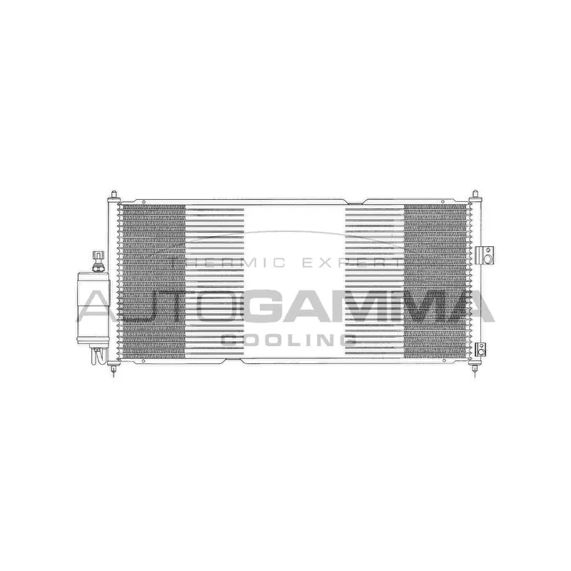 Condenseur, climatisation AUTOGAMMA 102718