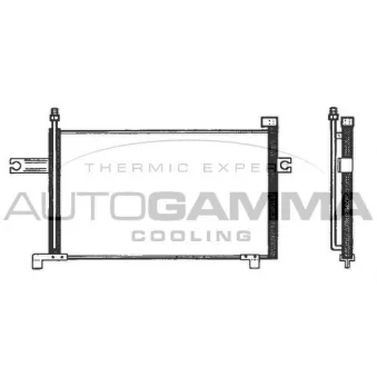 Condenseur, climatisation AUTOGAMMA 102720