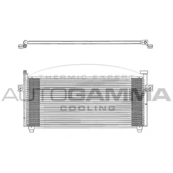 Condenseur, climatisation AUTOGAMMA 102721