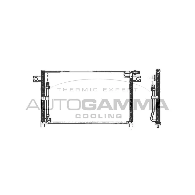 Condenseur, climatisation AUTOGAMMA 102723