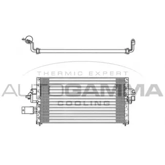 Condenseur, climatisation AUTOGAMMA 102725