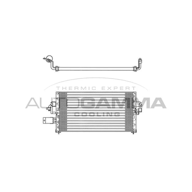 Condenseur, climatisation AUTOGAMMA 102725