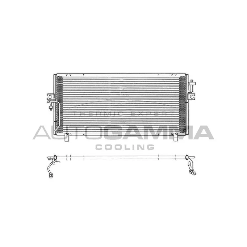 Condenseur, climatisation AUTOGAMMA 102726