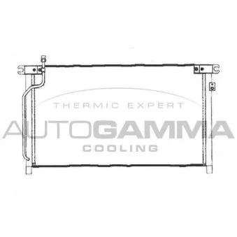 Condenseur, climatisation AUTOGAMMA 102729