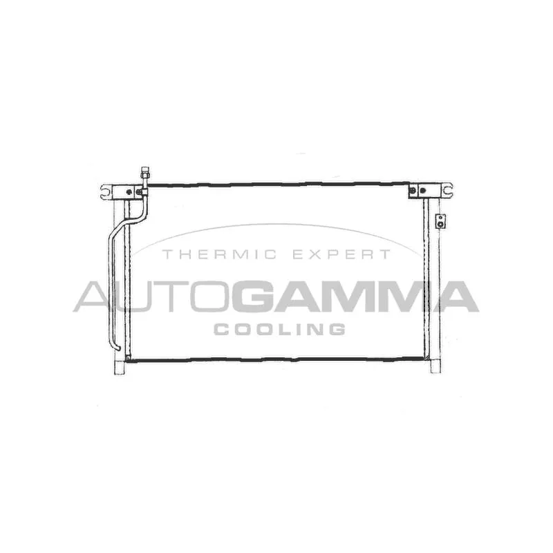 Condenseur, climatisation AUTOGAMMA 102729