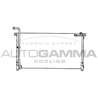 Condenseur, climatisation AUTOGAMMA 102730