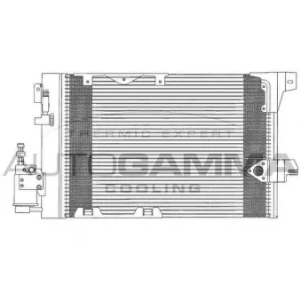 Condenseur, climatisation AUTOGAMMA 102734