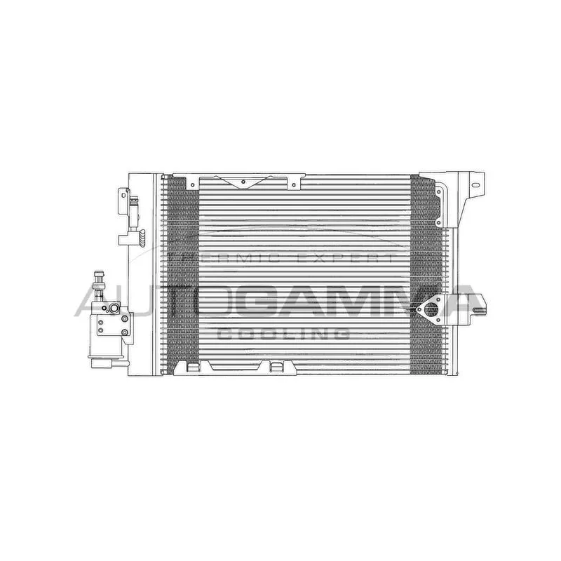 Condenseur, climatisation AUTOGAMMA 102734