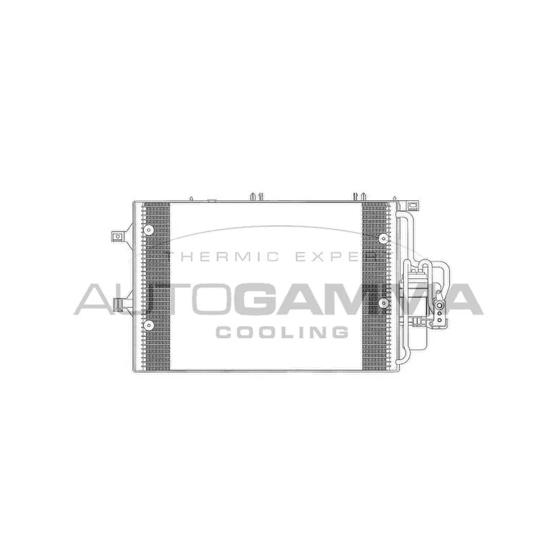 Condenseur, climatisation AUTOGAMMA 102738