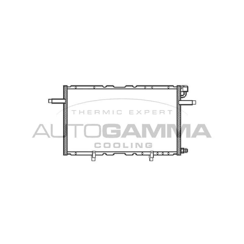 Condenseur, climatisation AUTOGAMMA 102740