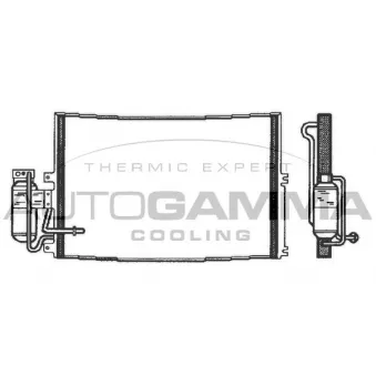 Condenseur, climatisation AUTOGAMMA 102745