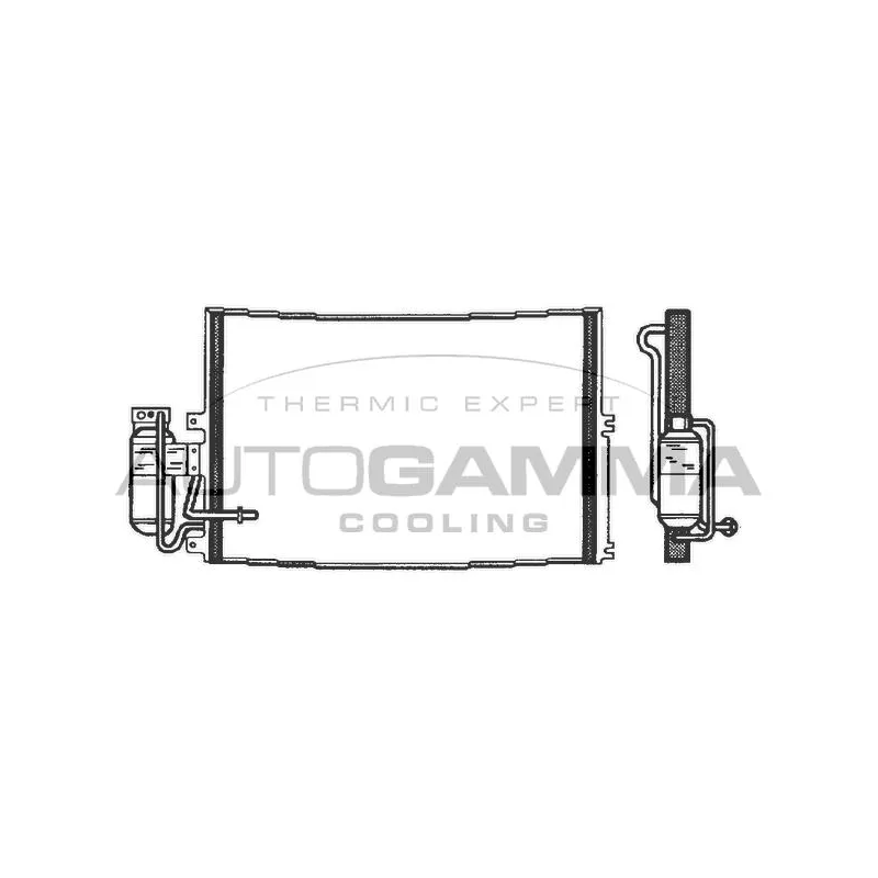 Condenseur, climatisation AUTOGAMMA 102745