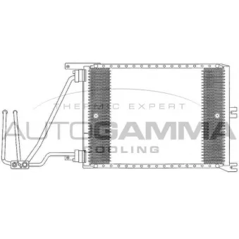 Condenseur, climatisation AUTOGAMMA 102746
