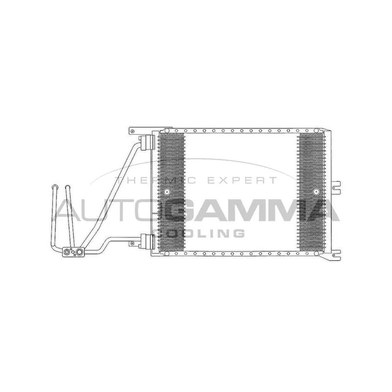Condenseur, climatisation AUTOGAMMA 102746
