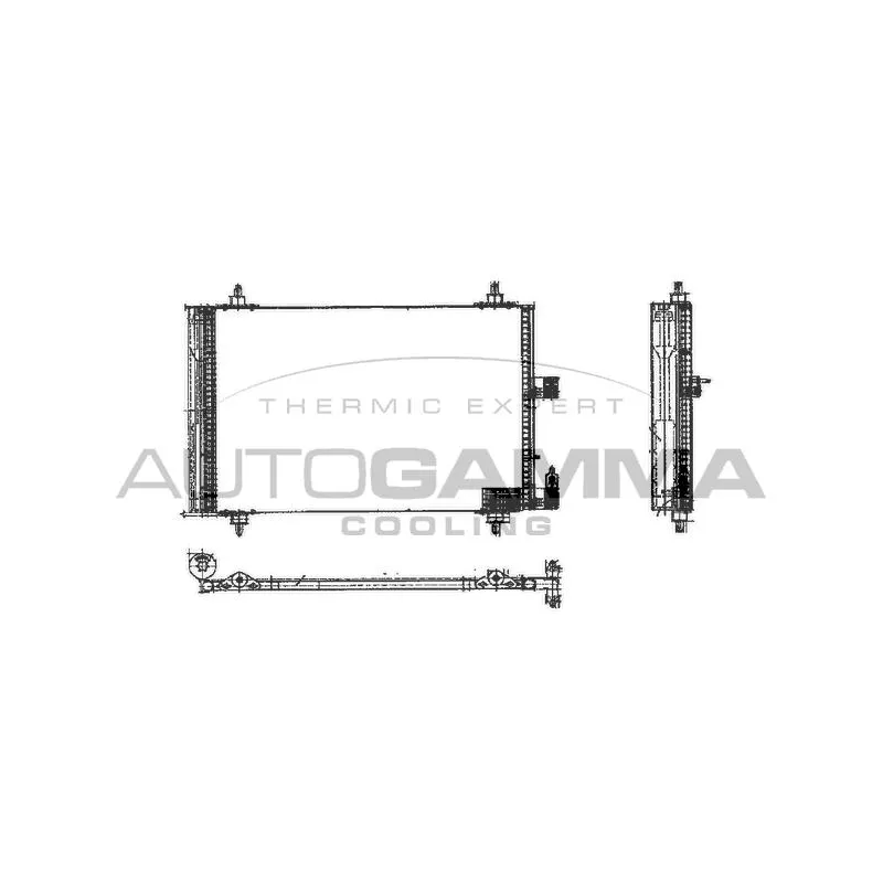Condenseur, climatisation AUTOGAMMA 102748
