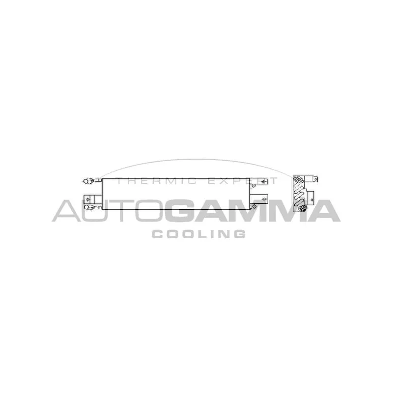 Condenseur, climatisation AUTOGAMMA 102749