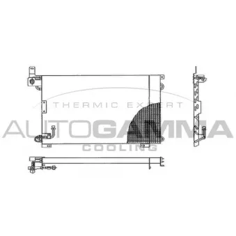 Condenseur, climatisation AUTOGAMMA 102756