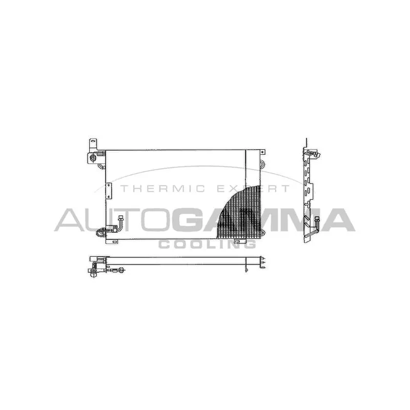 Condenseur, climatisation AUTOGAMMA 102756