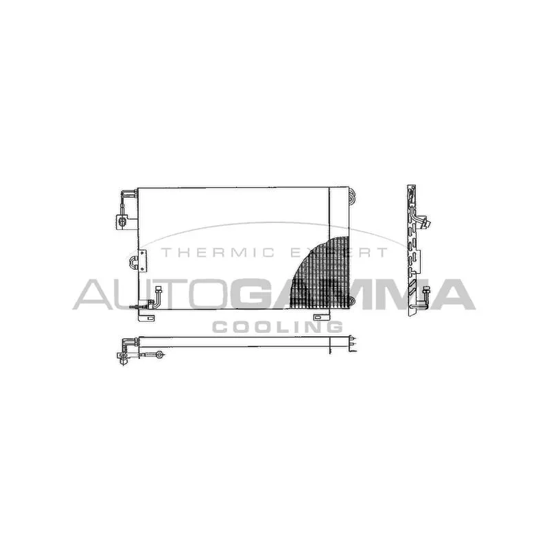 Condenseur, climatisation AUTOGAMMA 102757