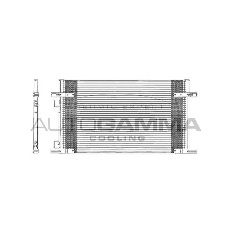 Condenseur, climatisation AUTOGAMMA 102762
