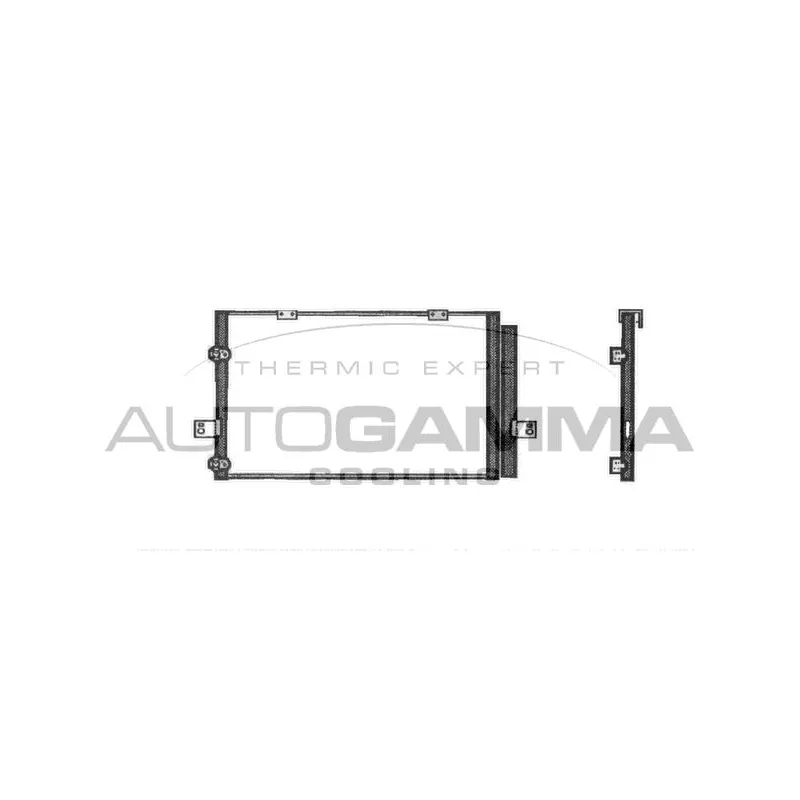 Condenseur, climatisation AUTOGAMMA 102765