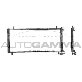 Condenseur, climatisation AUTOGAMMA 102766