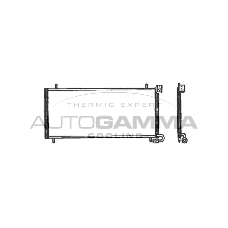 Condenseur, climatisation AUTOGAMMA 102766
