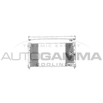 Condenseur, climatisation AUTOGAMMA 102768