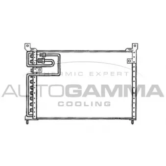 Condenseur, climatisation AUTOGAMMA 102769