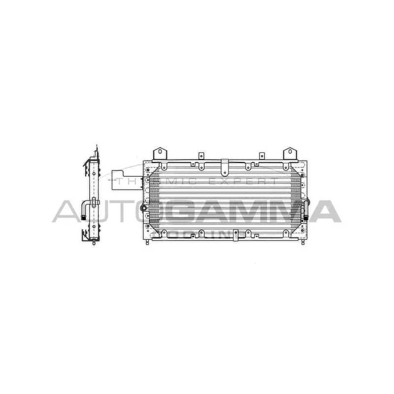 Condenseur, climatisation AUTOGAMMA 102772