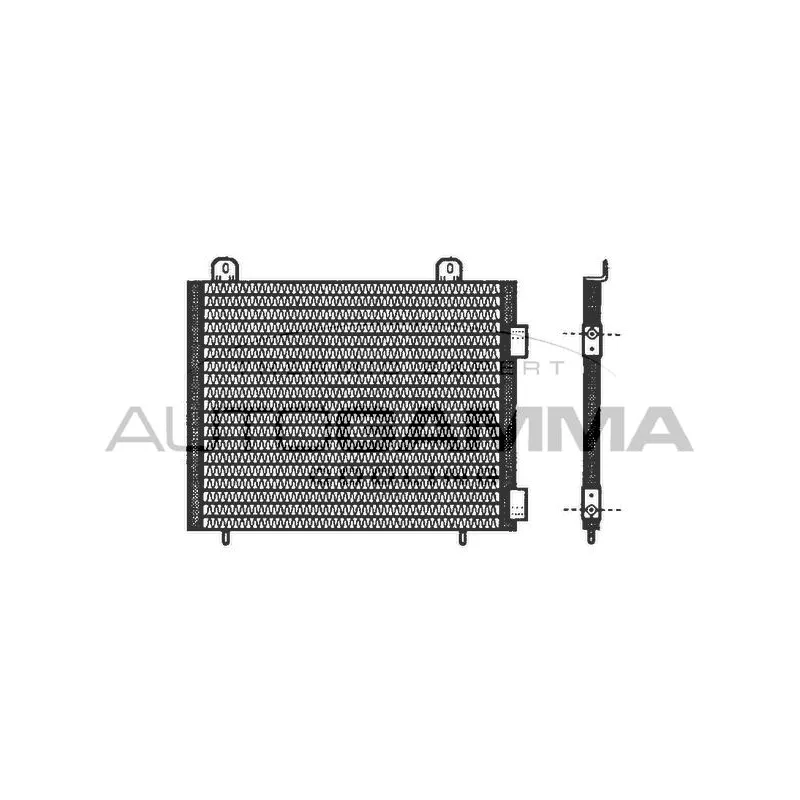 Condenseur, climatisation AUTOGAMMA 102773