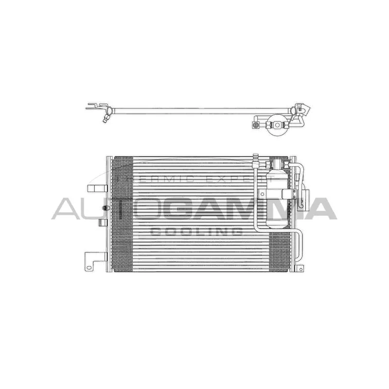 Condenseur, climatisation AUTOGAMMA 102774
