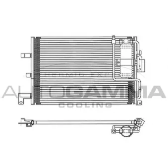 Condenseur, climatisation AUTOGAMMA 102776