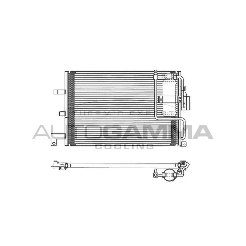 Condenseur, climatisation AUTOGAMMA 102776