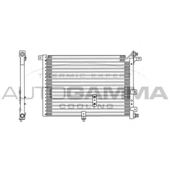 Condenseur, climatisation AUTOGAMMA 102777