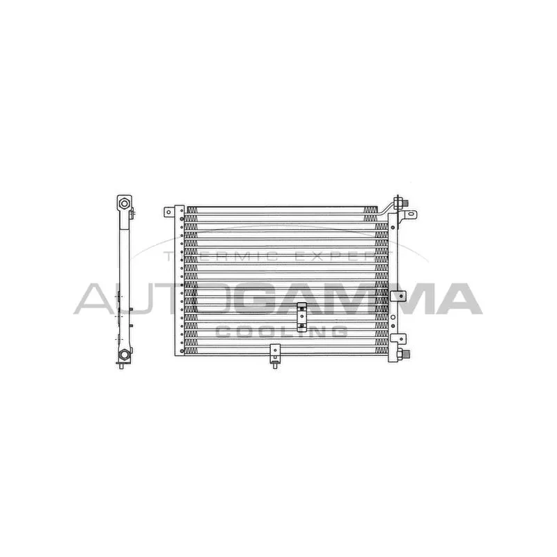 Condenseur, climatisation AUTOGAMMA 102777