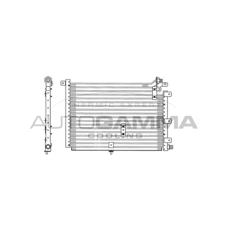 Condenseur, climatisation AUTOGAMMA 102778