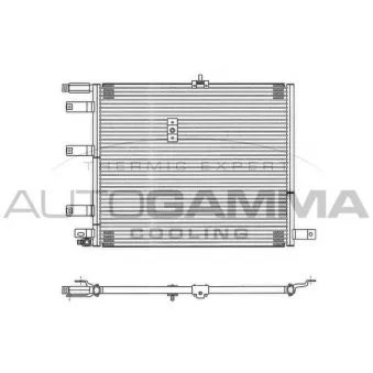 Condenseur, climatisation AUTOGAMMA 102779
