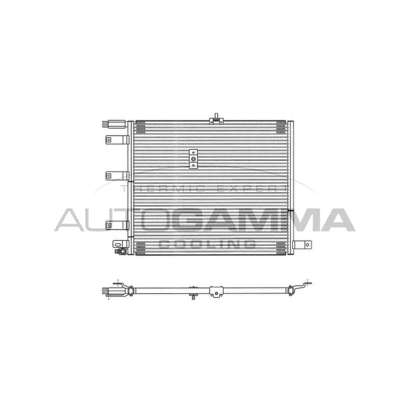 Condenseur, climatisation AUTOGAMMA 102779