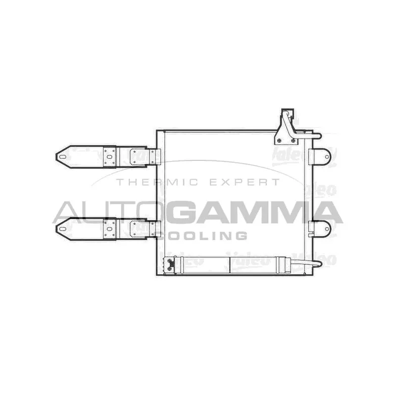 Condenseur, climatisation AUTOGAMMA 102780