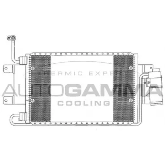 Condenseur, climatisation AUTOGAMMA 102782